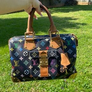 Speedy 30 multicolor monogram